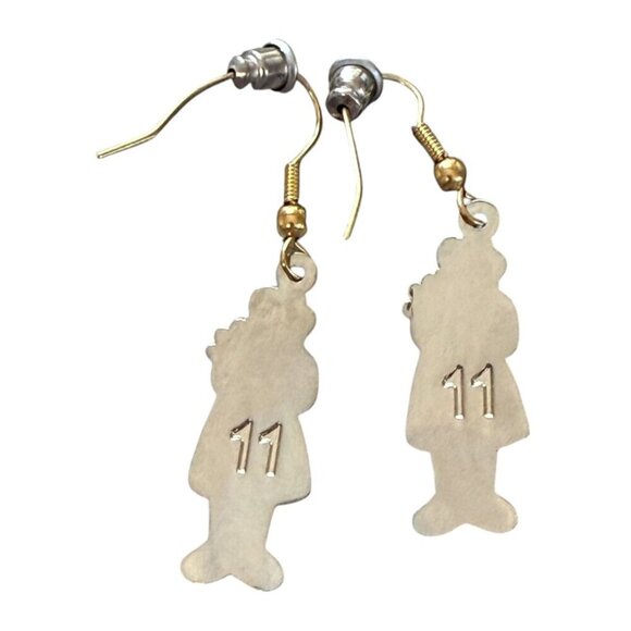 Holiday Earrings - Pipers Piping - 12 Days of Christmas #11 - Picture 2 of 4